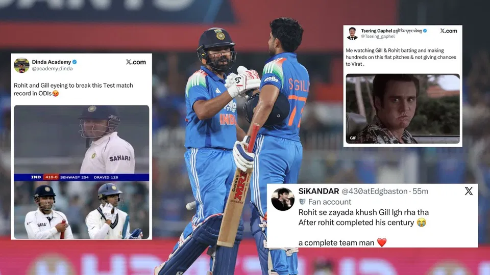 "Treat To Eyes": Netizens React To Rohit Sharma and Shubman Gill's Blistering Stand vs WI